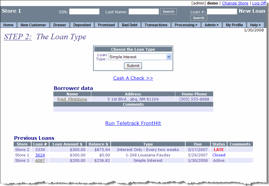 Intro XL New Loan